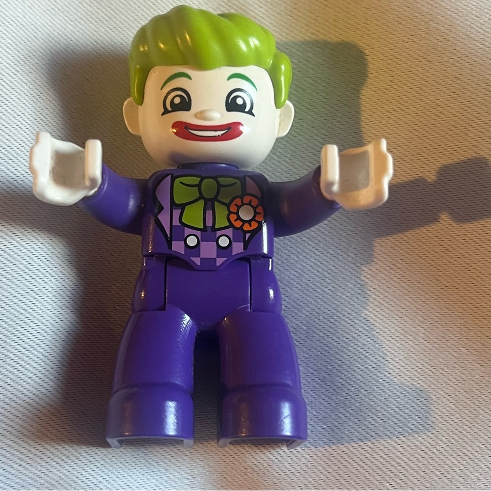 Lego Duplo DC Comics Batman Joker Green Hair Figure Size 2.5”